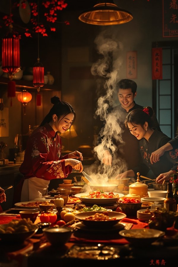 今日热映电影《人间烟火气》海报